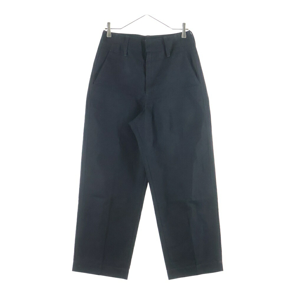LEMAIRE(ルメール) 大きさ:44 BIG CHINO PANTS リネン混 ビッグチノパンツ 黒いこと PA1207 LF1350【中古】【座標軸B】【色つや黒いこと】【取りまわしバス発着場BRING仙台店】