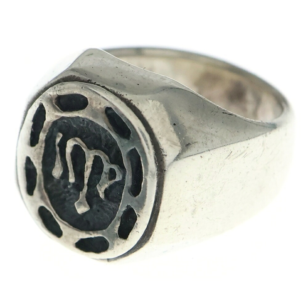 NO BRAND(否ブランド名) 大きさ:11.0号 Arabic Ring アラビア輪っか しろがね色【中古】【座標軸B】【色合いしろがね色】【取りまわしバス発着場BRING渋谷ANNEX店】