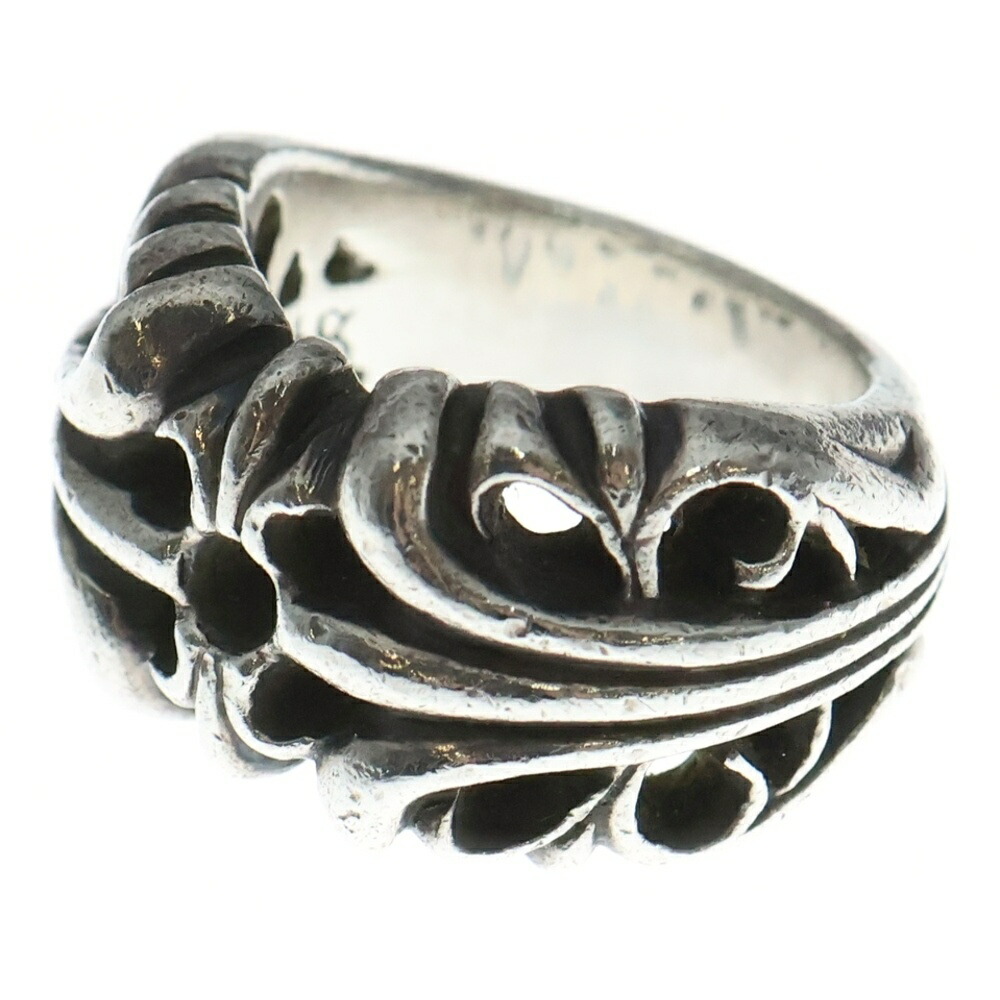 CHROME HEARTS(クロムハーツ) 大きさ:10.5号 K\u0026T KT輪っか しろがね色輪っか【中古】【座標軸B】【色合いしろがね色】【取りまわしバス発着場OneStyle新宿店】