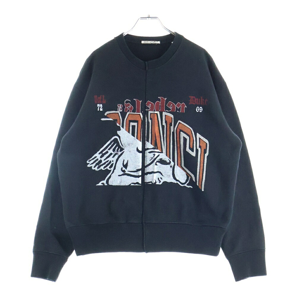 OUR LEGACY(アワーレガシー) サイズ:36 21AW SLASHED BASE SWEAT スラッシュドベーススウェット フロントプリント ブラック W4216BOSB【中古】【程度B】【カラーブラック】【取扱店舗BRING梅田茶屋町店】｜ブランド買取・販売　BRING