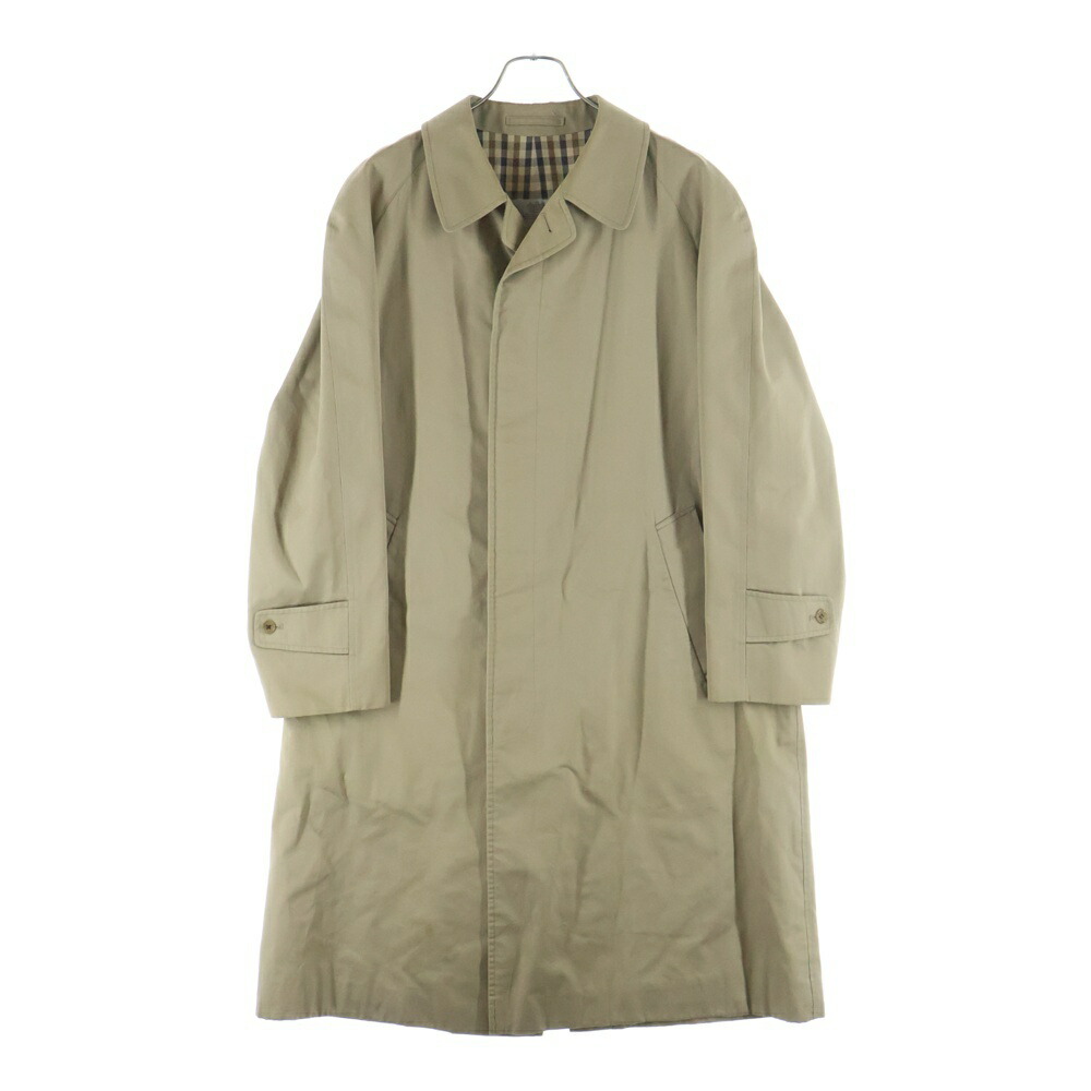 Aquascutum(アクアスキュータム) 大きさ:38 70-80S TRENCH COAT イングランド製 比翼名取り草 トレンチコート 赤銅色 314227【中古】【座標軸B】【色つやベージュ】【オンライン押さえる商いもの】