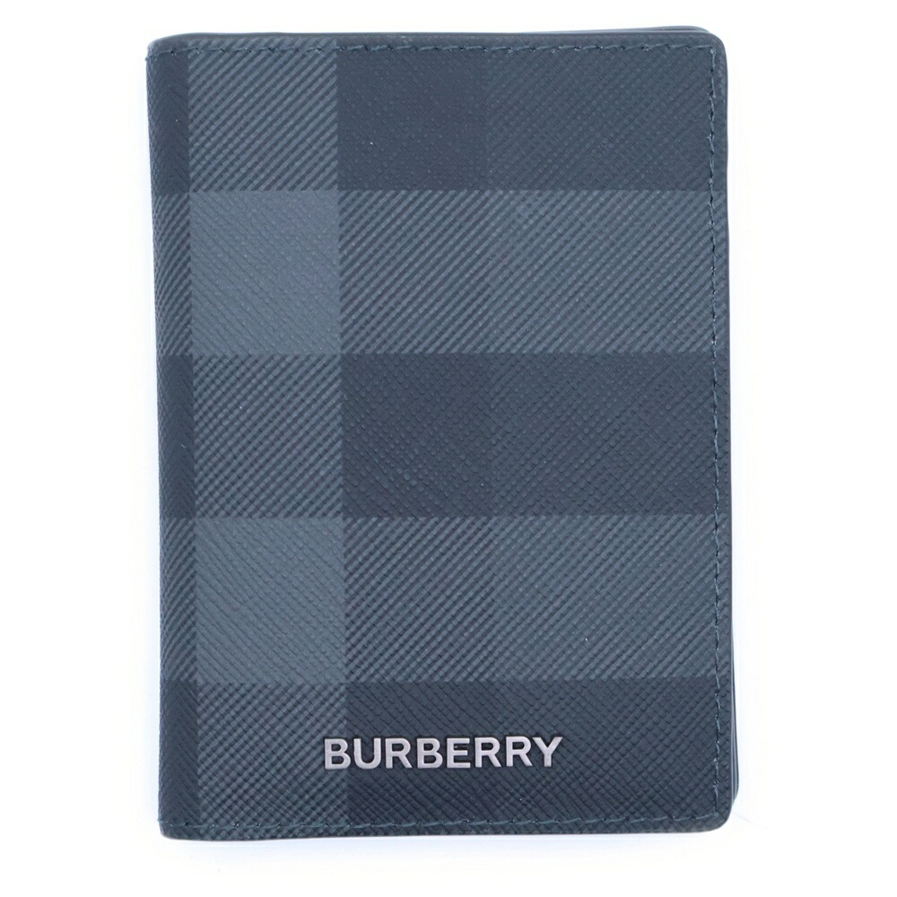 BURBERRY(バーバリー) ロゴタイプ一皿 照合のしるし総柄 なめし革 歌留多入れもの 二つ折り 長紙入れ 黒いこと 8057606【新古品/中古】【座標軸S】【色つや黒いこと】【取りまわしバス発着場BRING THRIFT CLOSET 幕張店】