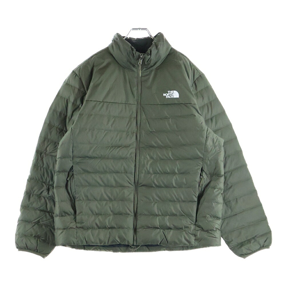 THE NORTH FACE(ザノースフェイス) 大きさ:XL FLARE DOWN JACKET ジップアップダウンジャケット NF0A55XG カーキ【中古】【座標軸B】【色合いカーキ】【オンライン制限事項商いもの】