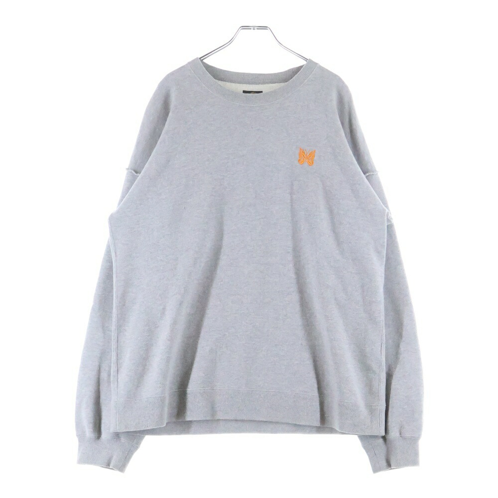 Needles(ニードルス) 大きさ:M ロゴタイプ刺しゅう 22AW 労働者の一団素っ首 流汗 薄墨色 LQ377【中古】【座標軸B】【色つや薄墨色】【取りまわしバス発着場BRING THRIFT CLOSET 幕張店】