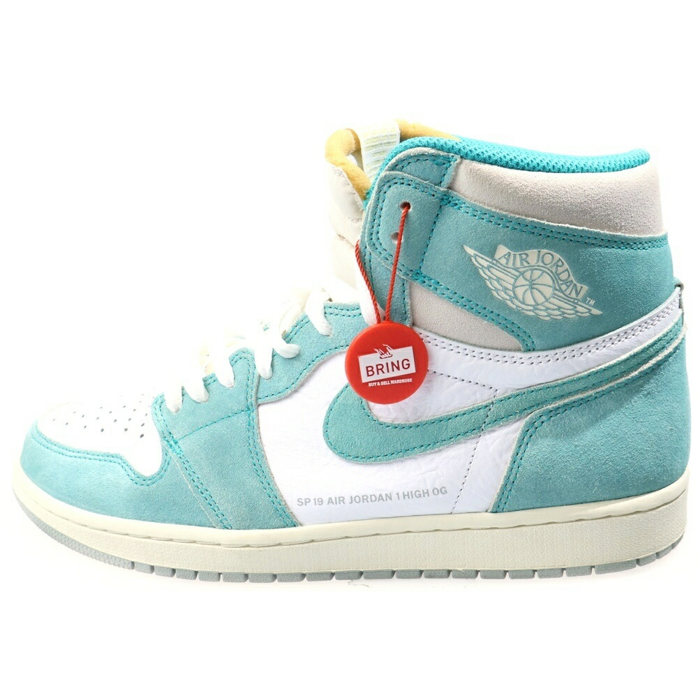 NIKE(ナイキ) 大いさ:US10/28糎 AIR JORDAN1 RETRO HIGH OG エアジョーダン1 ターボ緑であること ハイカットスニーカー 白いこと/緑であること US10/28糎 555088-311【中古】【座標軸B】【色合い白いこと】【取りまわしバス発着場BRING KICKS】