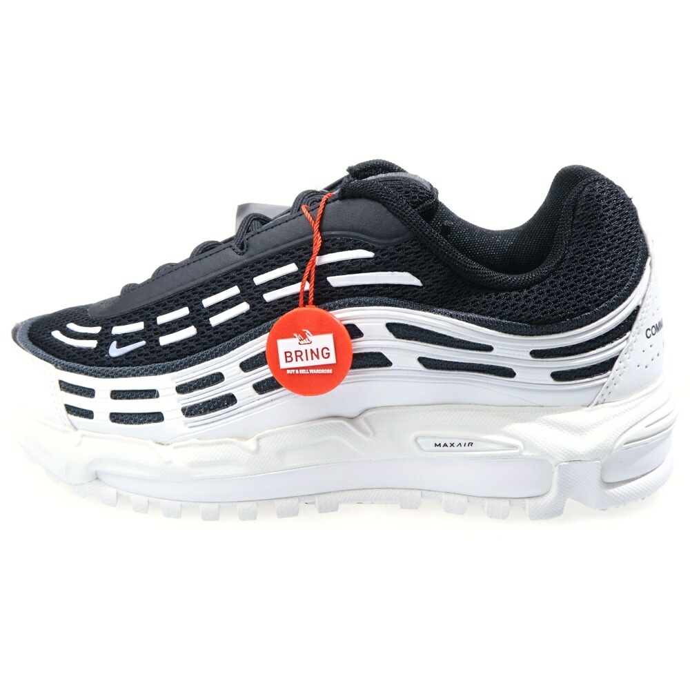 NIKE(ナイキ) 大きさ:24.0糎 ×PLUS AIR MAX TL 2.5 コムデギャルソンオムプリュス 大気圏マックス ローカットスニーカー レディース 黒いこと/白いこと US6/24糎 HJ6539-101【新古品/中古】【座標軸S】【色合い黒いこと】【取りまわしバス発着場BRING KICKS】