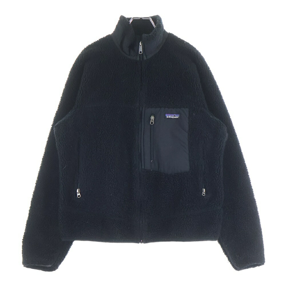 PATAGONIA(パタゴニア) 大きさ:M 00s Classic Retro Cardigan 古典派音楽 レトロ ジレー 黒いこと【中古】【座標軸B】【色合い黒いこと】【取りまわしバス発着場AWESOME高円寺店】