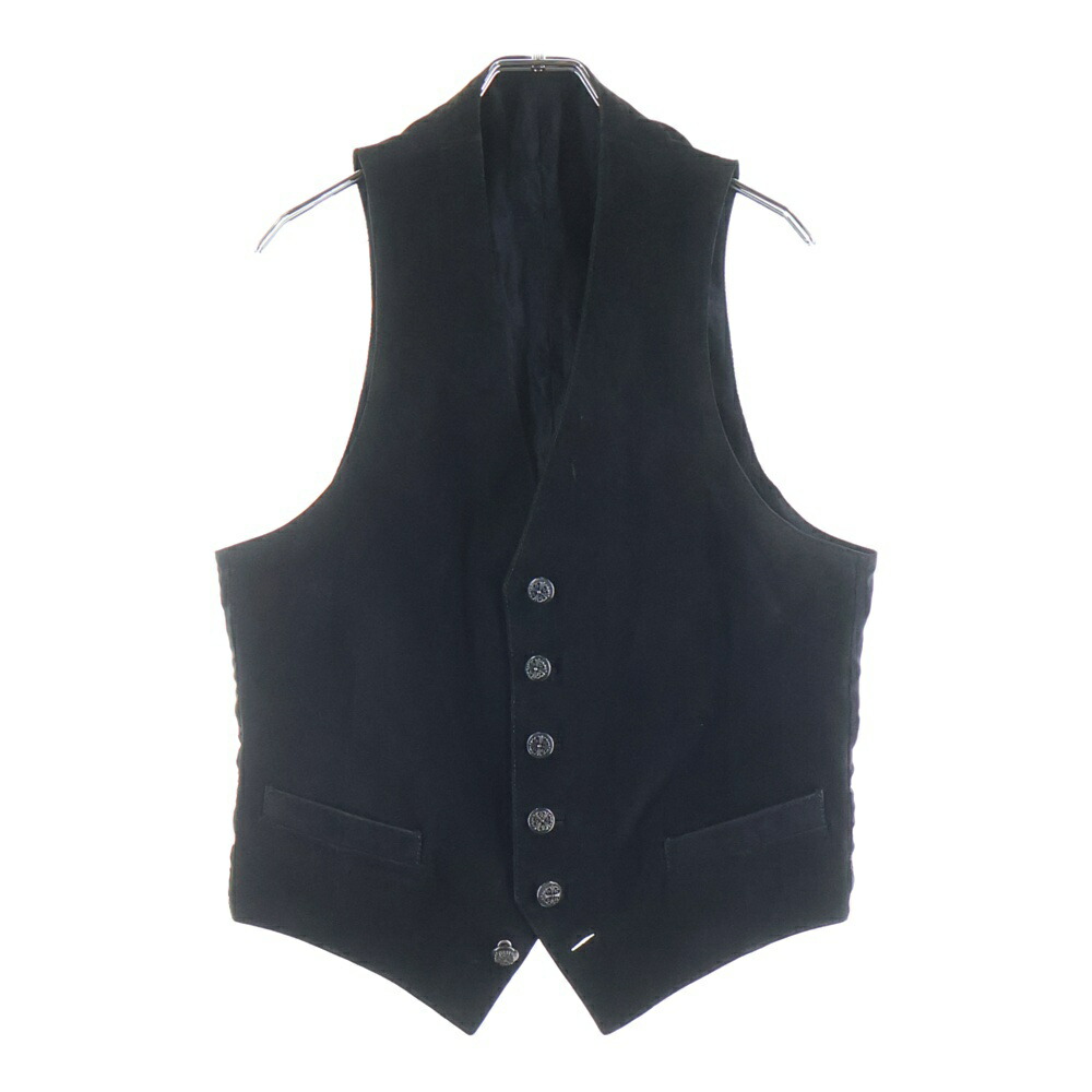CHROME HEARTS(クロムハーツ) 大いさ:S うしろ側絹地うつり変わり 6Bなめし革より良い 黒いこと【中古】【座標軸C】【色合い黒いこと】【取りまわしバス発着場BRING WASTE_NOT】