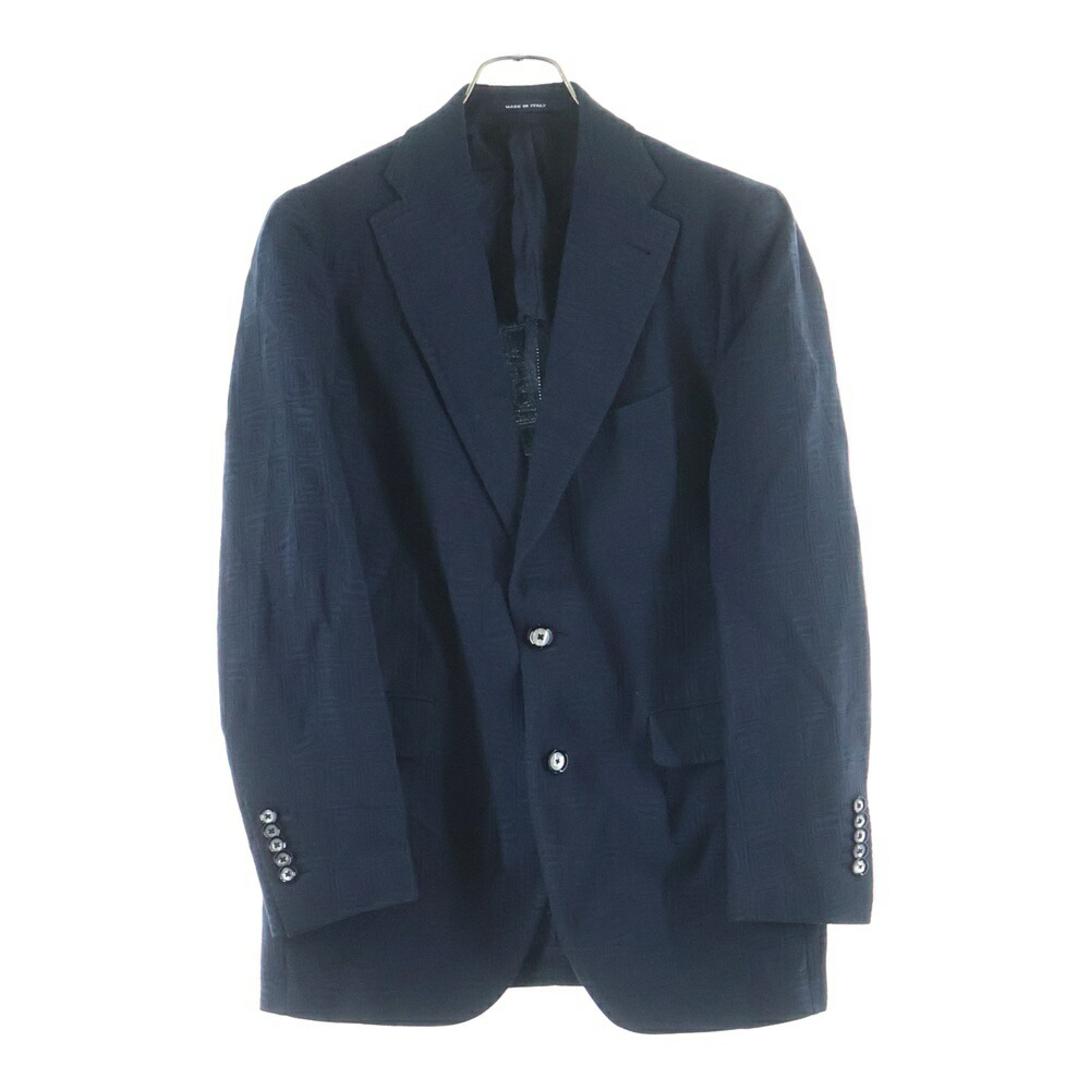 TAGLIATORE(タリアトーレ) サイズ:46R リネンテーラードジャケット シングルジャケット ブルーGOX22B34QEG136【中古】【程度B】【カラーブルー】【オンライン限定商品】