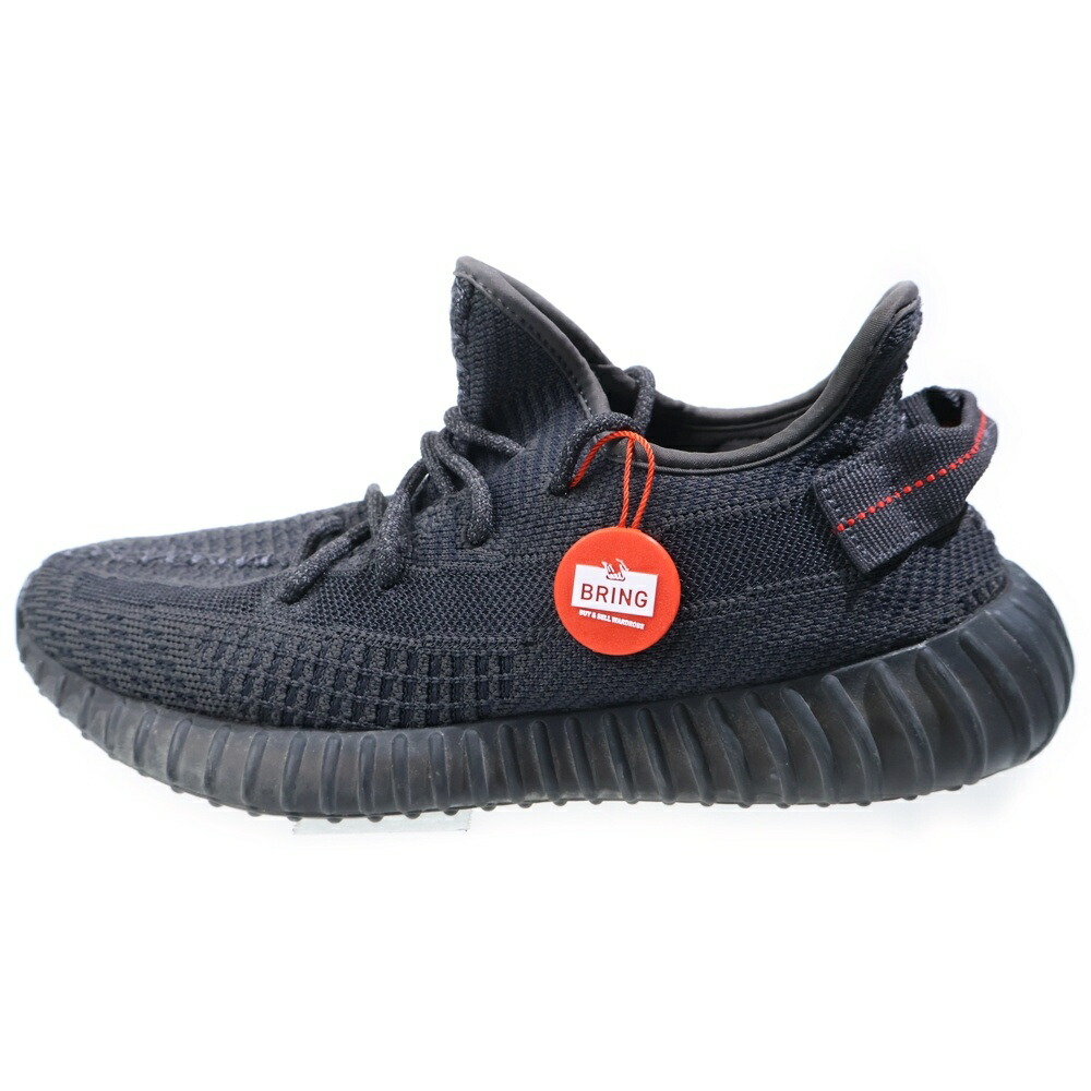 adidas(アディダス) 大きさ:26.5珊 YEEZY BOOST 350 V2 イージーブースト ローカットスニーカー 黒いことUS8.5/26.5珊【中古】【度合いB】【色つや黒いこと】【取りまわしバス発着場BRING KICKS】