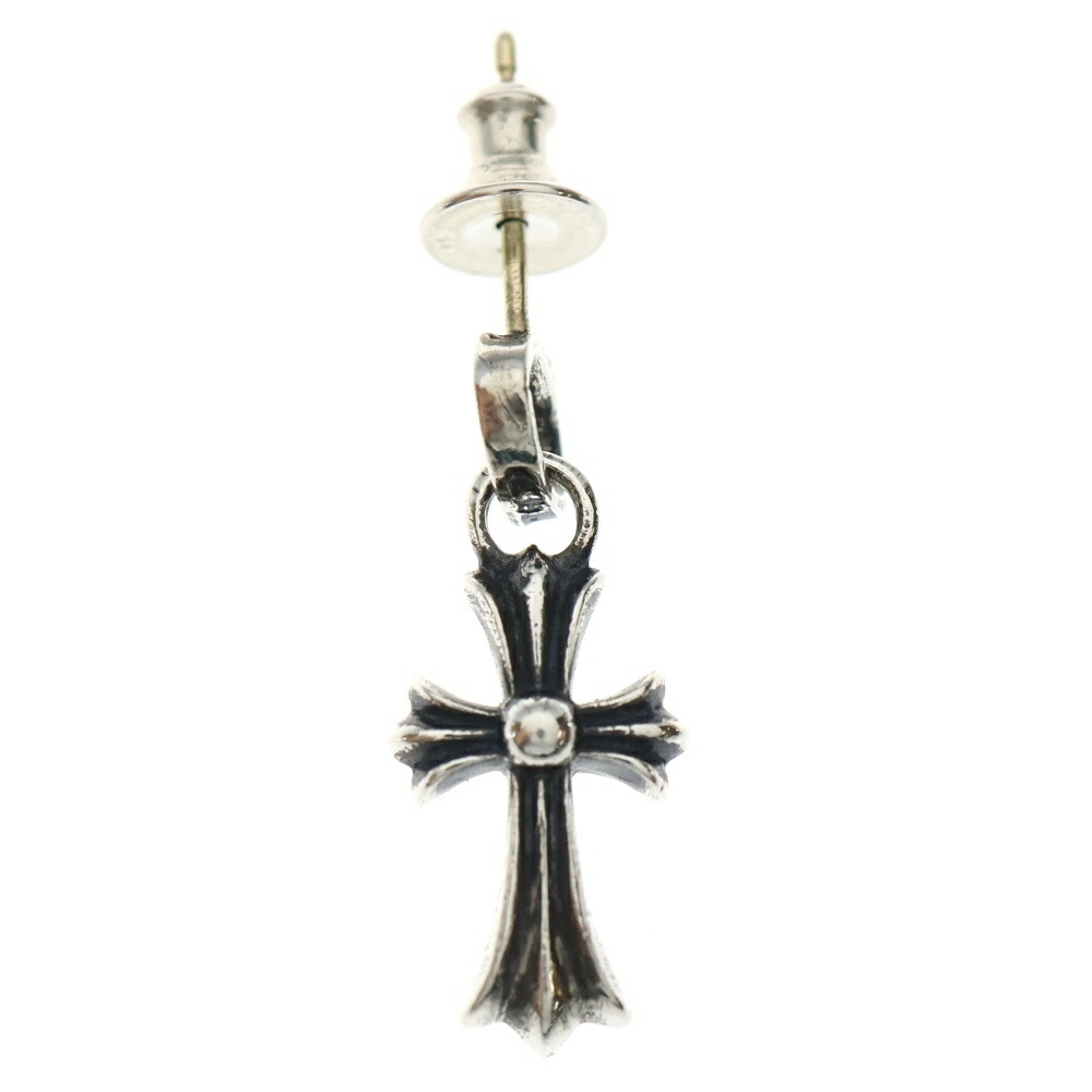 CHROME HEARTS(クロムハーツ) BBY F PPRCHN ベイビーファットクロス 落っこちるピアス しろがね色 BCA090【中古】【座標軸B】【色合いしろがね色】【取りまわしバス発着場BRING心斎橋店】