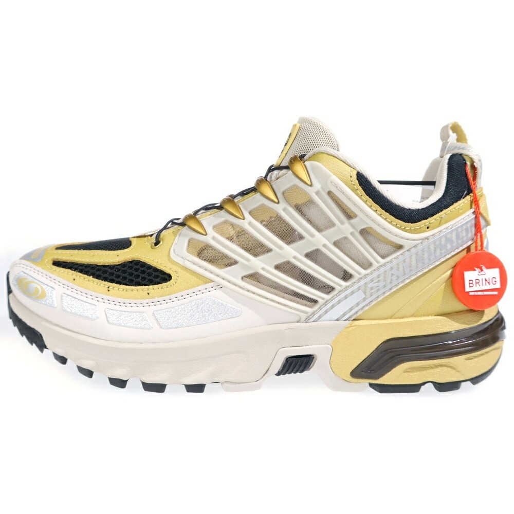 SALOMON(サロモン) 大きさ:26.0珊 ACS PRO 20Y 労働者階級 ローカットスニーカー ゴールド/黒いこと US8/26珊 491608【新古品/中古】【度合いS】【色つやゴールド】【取りまわしバス発着場BRINGご廟店】