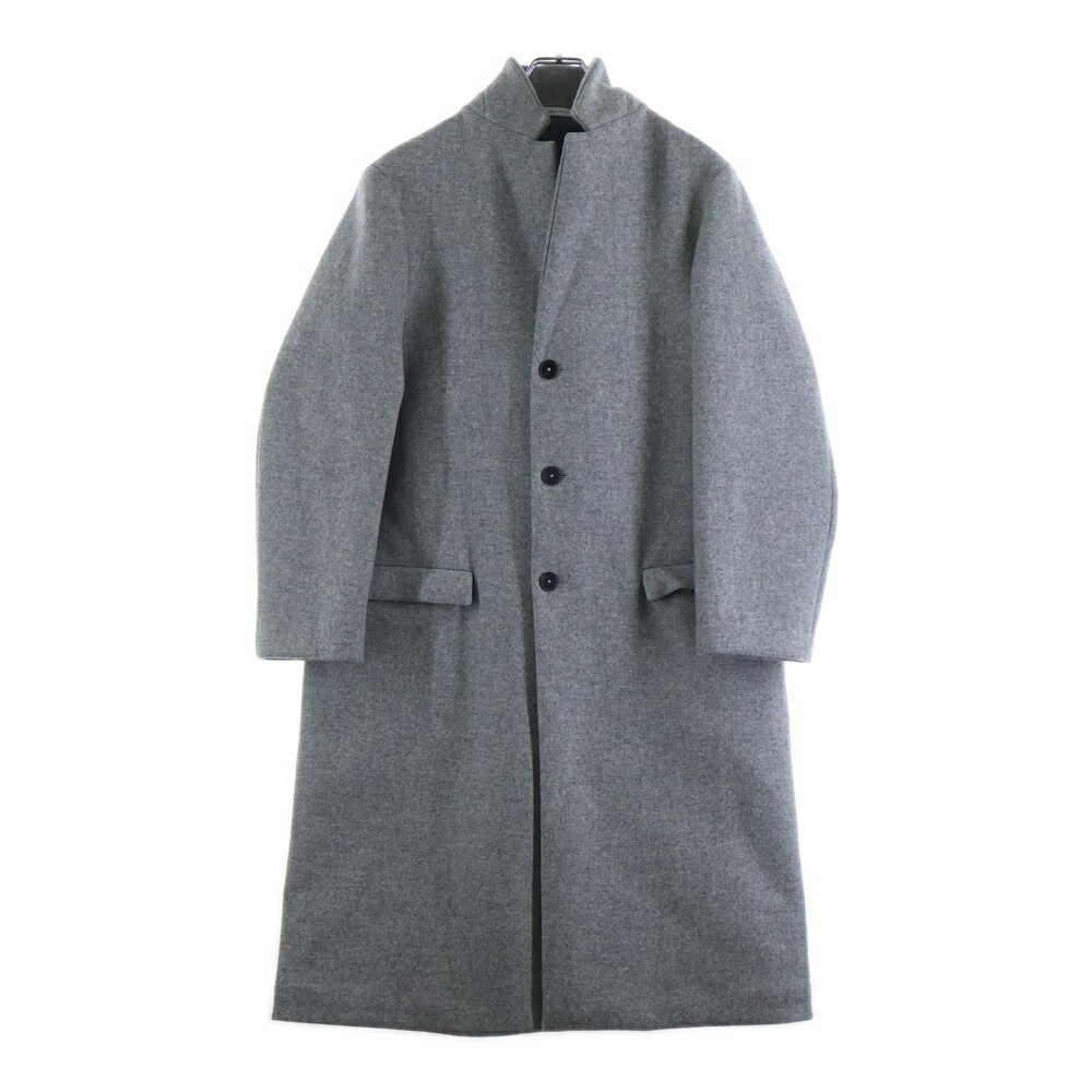 JIL SANDER(ジルサンダー) サイズ:44 ウールチェスターコート ロングコート グレー JSUO120504【中古】【程度B】【カラーグレー】【オンライン限定商品】|ブランド買取・販売 BRING