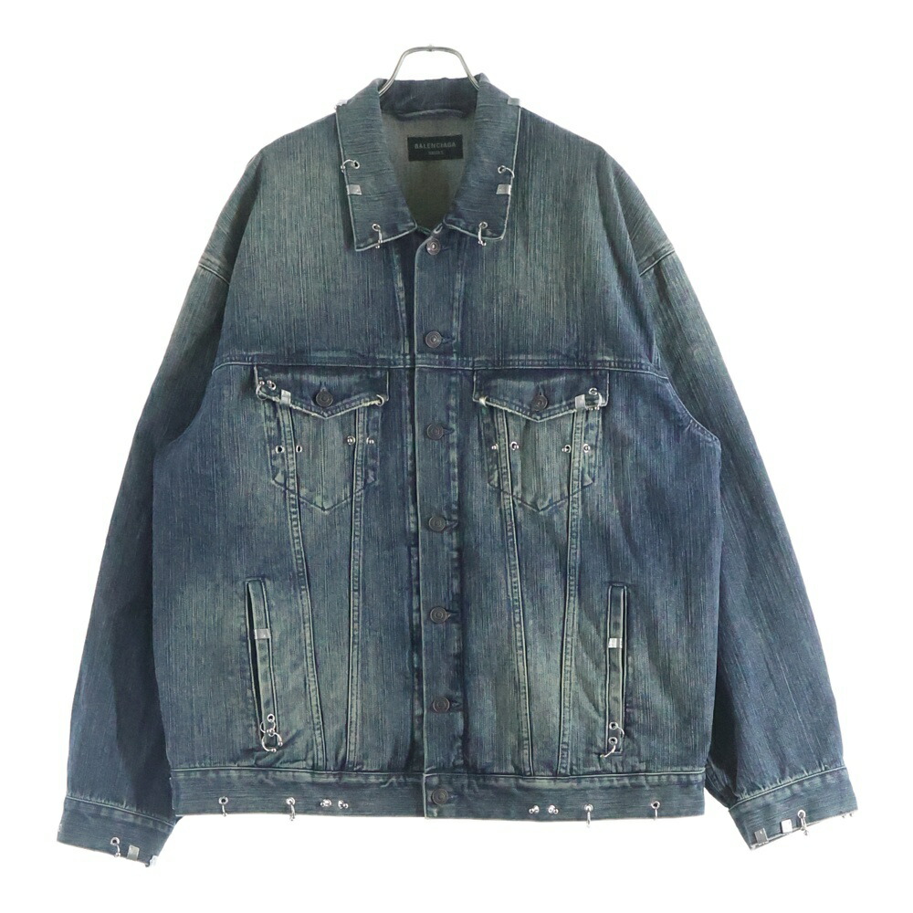 楽天市場】BALENCIAGA(バレンシアガ) サイズ:46 GRAFFITI DENIM JACKET