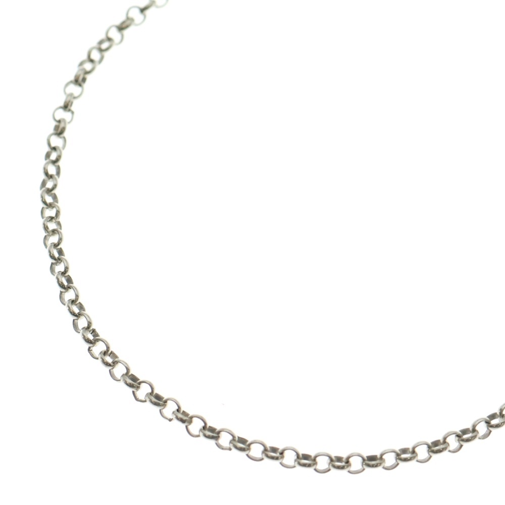 CHROME HEARTS(クロムハーツ) 大きさ:20.0inch NECKCHAIN R20 ロールチェーンネックレス 20inch しろがね色 BCA084【中古】【座標軸B】【色合いしろがね色】【取りまわしバス発着場OneStyle名古屋運動場店】