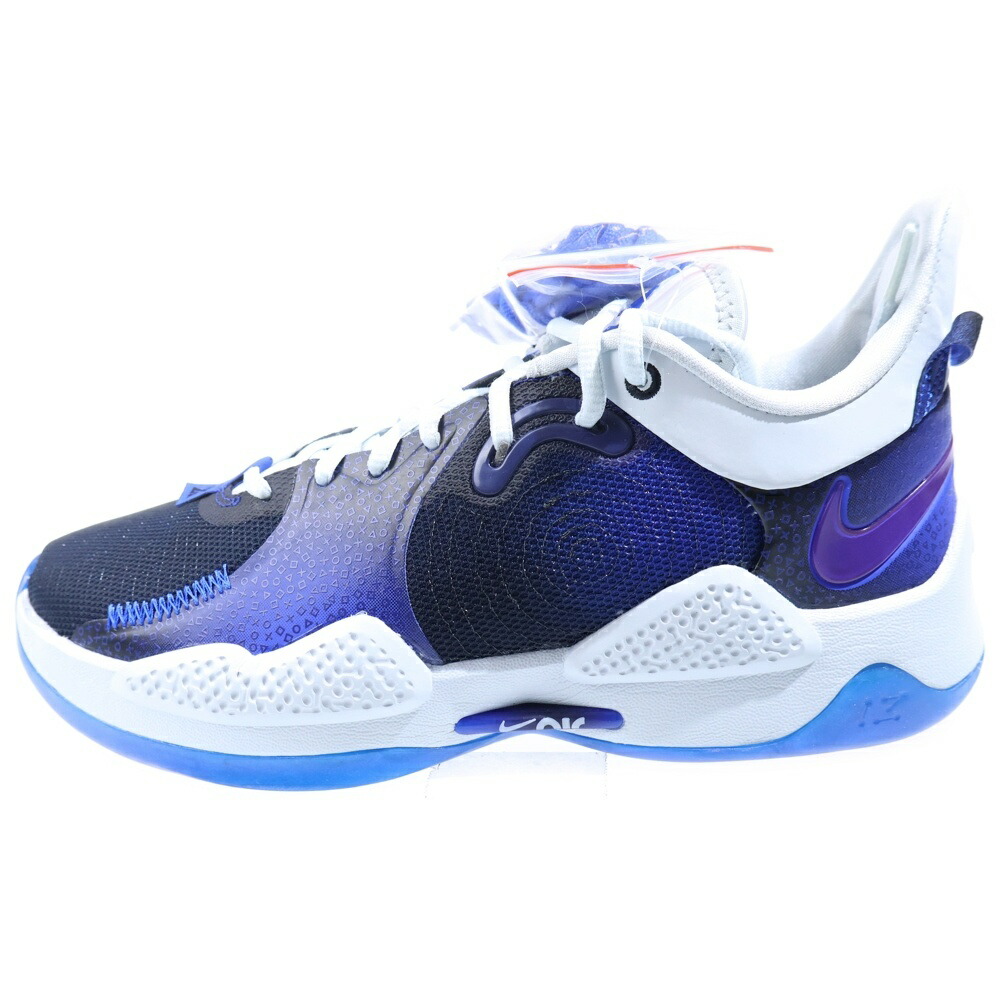 NIKE(ナイキ) 大いさ:28.0糎 ×PLAYSTATION PG5 プレイステーション ローカットスニーカー 青碧 US10/28糎 CZ0099-400【新古品/中古】【座標軸S】【色合い青碧】【オンライン制限事項商いもの】
