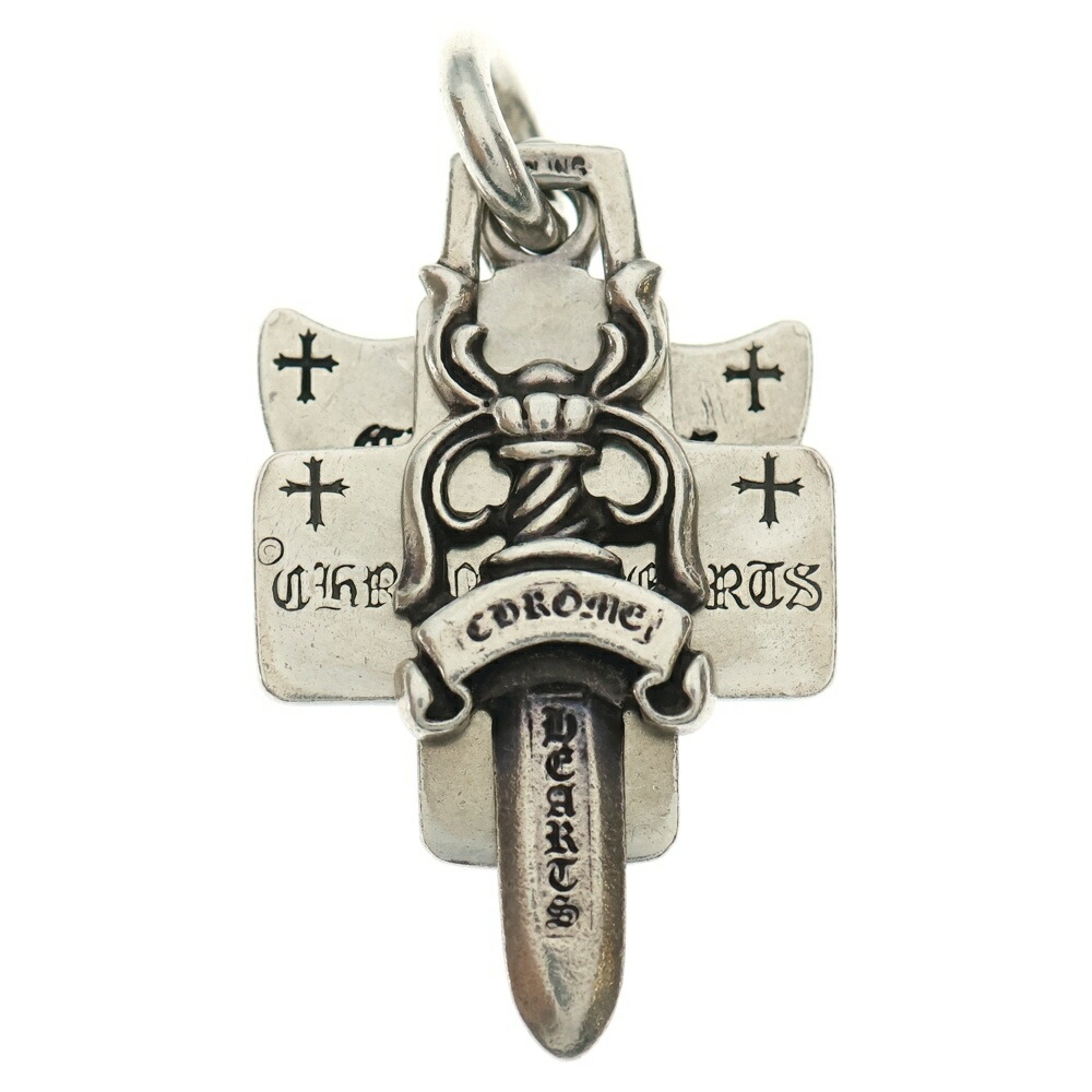 CHROME HEARTS(クロムハーツ) 3TRINKETS 3トリンケッツ シャンデリヤいの一番 しろがね色 BCA202【中古】【座標軸B】【色合いしろがね色】【取りまわしバス発着場OneStyle名古屋運動場店】