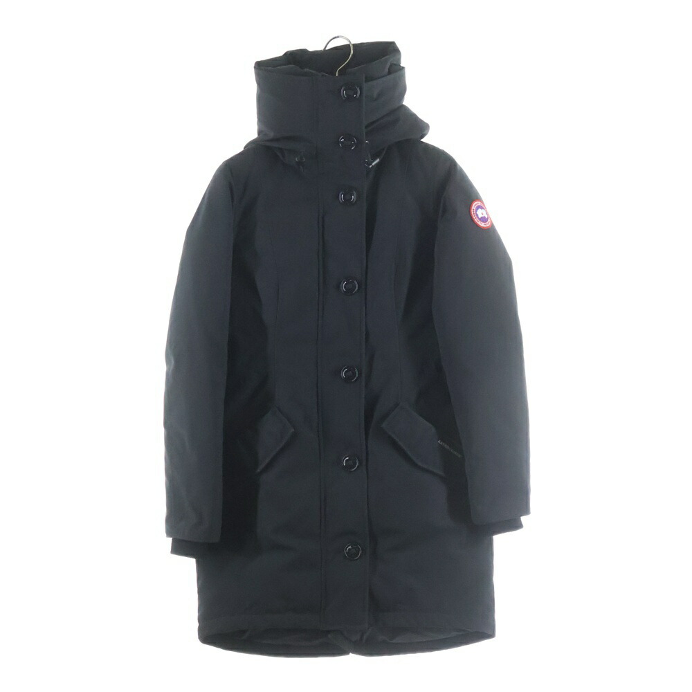 CANADA GOOSE(カナダグース) 大きさ:XS ROSSCLAIR PARKA 天使の都市クレアパーカー フーデッドロングダウンジャケット レディース 黒いこと 2580LT【中古】【座標軸B】【色つや黒いこと】【オンライン押さえる商いもの】