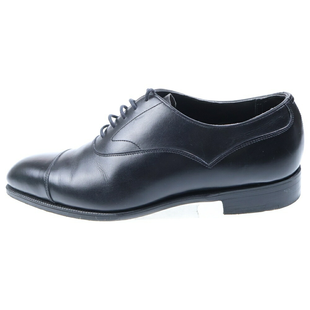 EDWARD GREEN(エドワードグリーン) サイズ:6 1/2 D CHELSEA BARNEYS NEW YORK チェルシー バーニーズニューヨーク別注 スクエアトゥ レースアップ レザーシューズ 革靴 ブラック 888【中古】【程度A】【カラーブラック】【取扱店舗AWESOME高円寺店】