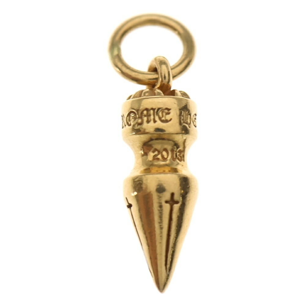 CHROME HEARTS(クロムハーツ) 22K SPIKE CHARM スパイク 惹きつける ゴールド首飾りいの一番【中古】【座標軸B】【色合いゴールド】【取りまわしバス発着場OneStyle新宿店】