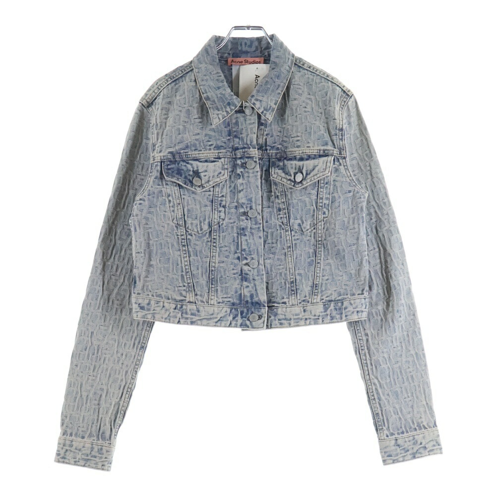 Acne Studios(アクネ ストゥディオズ) 大いさ:40 Denim Jacket 総柄 ジーンズ上衣 インディゴ FN-WN-OUTW000862【新古品/中古】【度合いS】【色合い青色】【取りまわしバス発着場原宿】 コート・ジャケット-メンズファッション