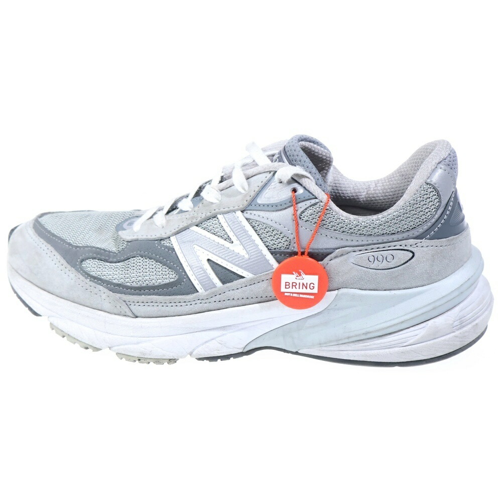 New Balance(ニュー平衡にする) 大きさ:27.5糎 M990GL6 990V6 ローカットスニーカー 27.5糎 薄墨色【中古】【座標軸B】【色合い薄墨色】【取りまわしバス発着場BRING福岡天神店】