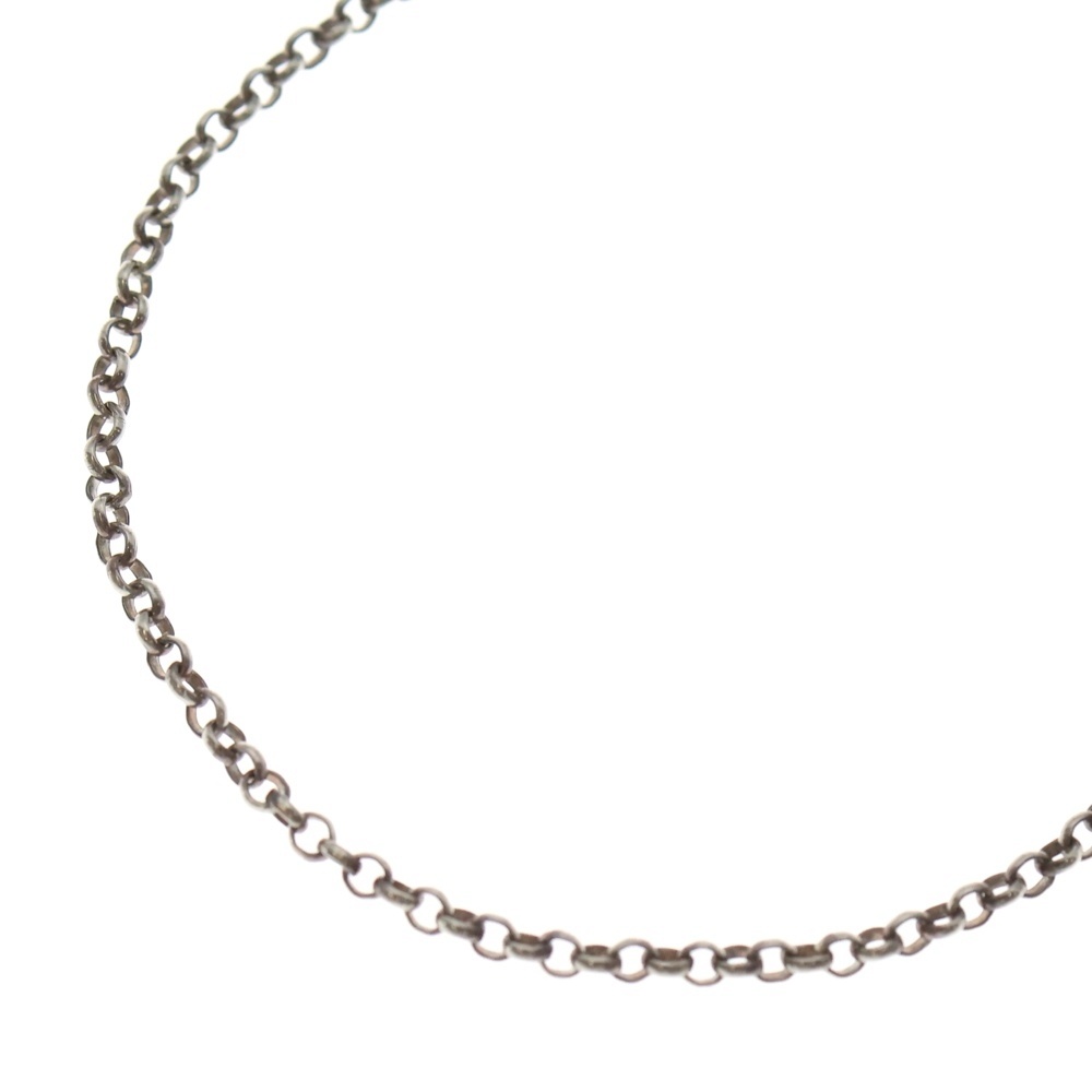 CHROME HEARTS(クロムハーツ) 大いさ:24.0inch NECKCHAIN R24 ロールチェーンネックレス 24inch しろがね色 BCA085【中古】【座標軸B】【色合いしろがね色】【取りまわしバス発着場BRING京都河原町店】