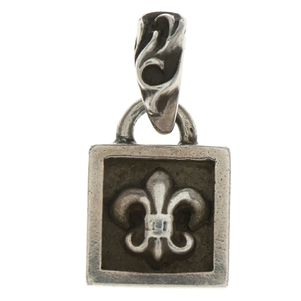 CHROME HEARTS(クロムハーツ) FRAMED BS FLUER フレームドBSフレア チャーム ペンダントトップ シルバー BCA270【中古】【程度B】【カラーシルバー】【取扱店舗渋谷】｜ブランド買取・販売　BRING