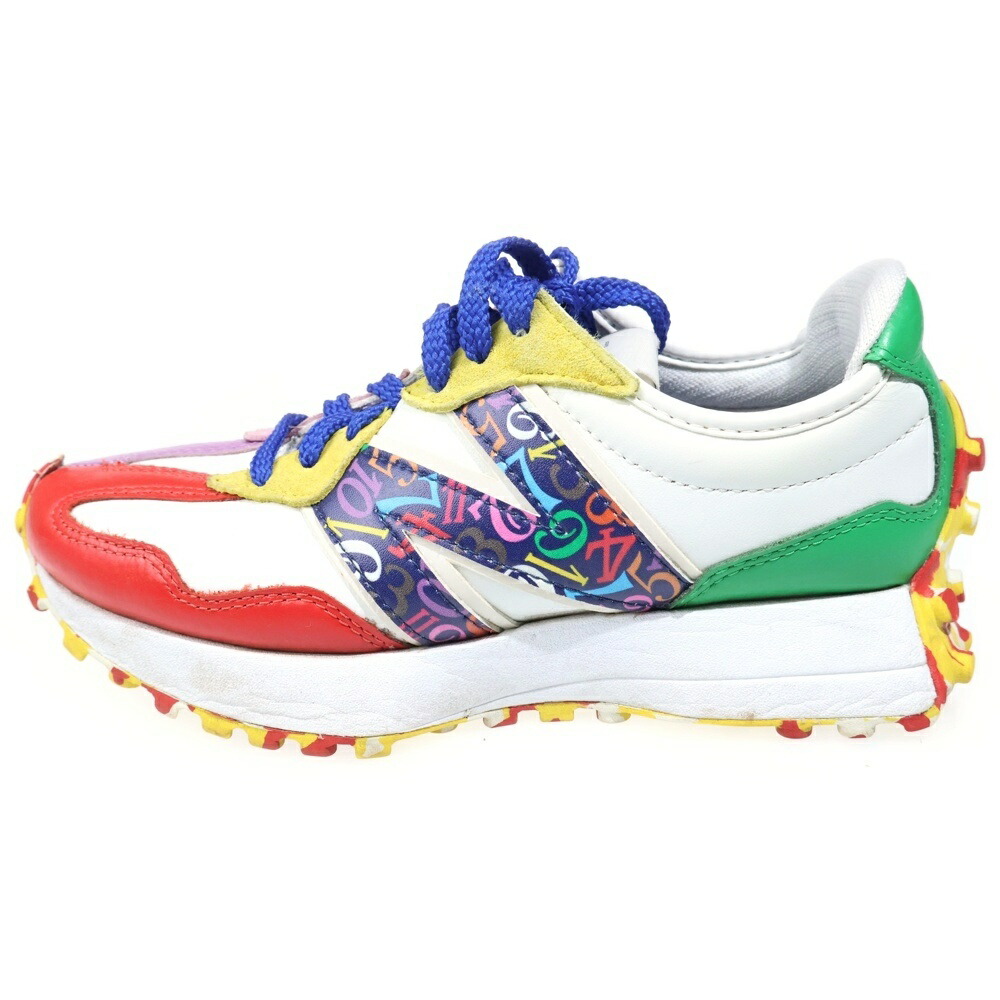 New Balance(ニュー平衡にする) 大きさ:23.5糎 ×Frank Muller 真っ直ぐレギオモンタヌス なめし革 スピード競技引きあげる ローカットスニーカー マルチ色合い MS327FMB【中古】【座標軸B】【色合いマルチ色合い】【オンライン制限事項商いもの】