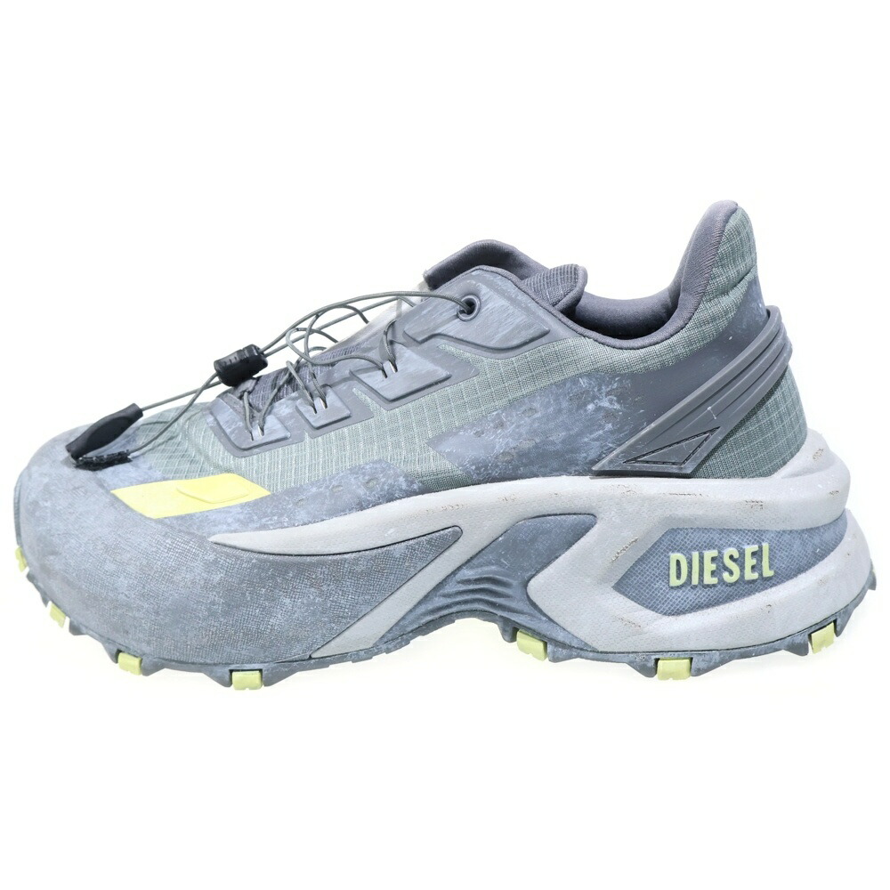 DIESEL(ディーゼル) 大きさ:43 D-CAGE RUNNER クイックシューレース ダッド 置き目とり捨てる スニーカー 薄墨色 G03444【中古】【座標軸B】【色合い薄墨色】【オンライン制限事項商いもの】