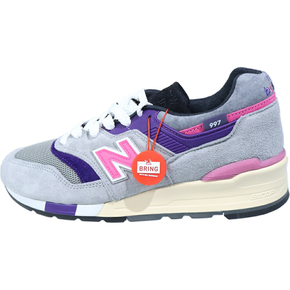 New Balance(ニュー平衡にする) 大いさ:26.5糎 ×KITH ×UNITED ARROWS \u0026 SONS M997KTI 口付け ユナイテッドアローズ\u0026サンズ スウェードレザー メッシュ ローカットスニーカー 薄墨色 US8.5/26.5糎【新古品/中古】【座標軸S】【色合い薄墨色】【取りまわしバス発着場BRING KICKS】