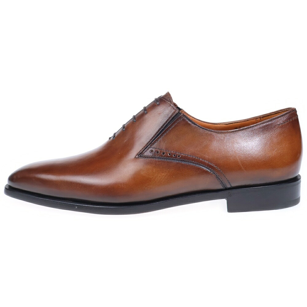 Berluti(ベルルッティ) 大きさ:9 1/2 アレッサンドロ パティーヌ ホールカットレザーシューズ 赤銅色【中古】【座標軸A】【色合い赤銅色】【取りまわしバス発着場BRING梅田茶屋町店】