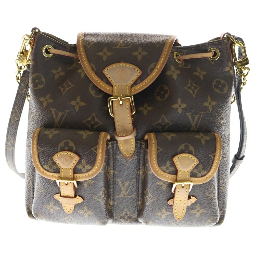 LOUIS VUITTON(ルイヴィトン) モノグラム エクスキュルシオン PM 背嚢 うしろ側容器に並べる 赤銅色 M46932【中古】【度合いB】【色合い赤銅色】【取りまわしバス発着場原宿】 バッグ-バッグ・小物・ブランド雑貨