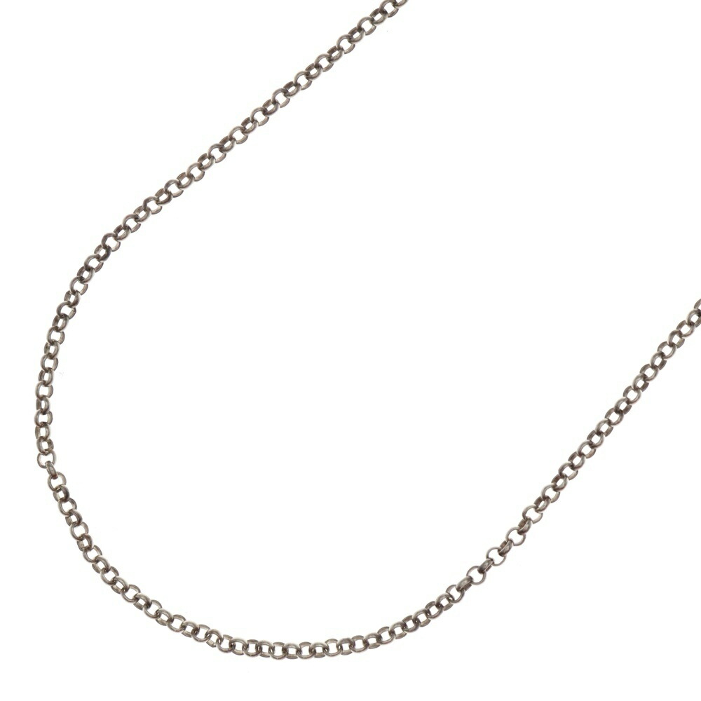 CHROME HEARTS(クロムハーツ) 大いさ:24.0inch NECKCHAIN R24 ロールチェーンネックレス 24inch しろがね色 BCA085【中古】【座標軸B】【色合いしろがね色】【取りまわしバス発着場渋谷】