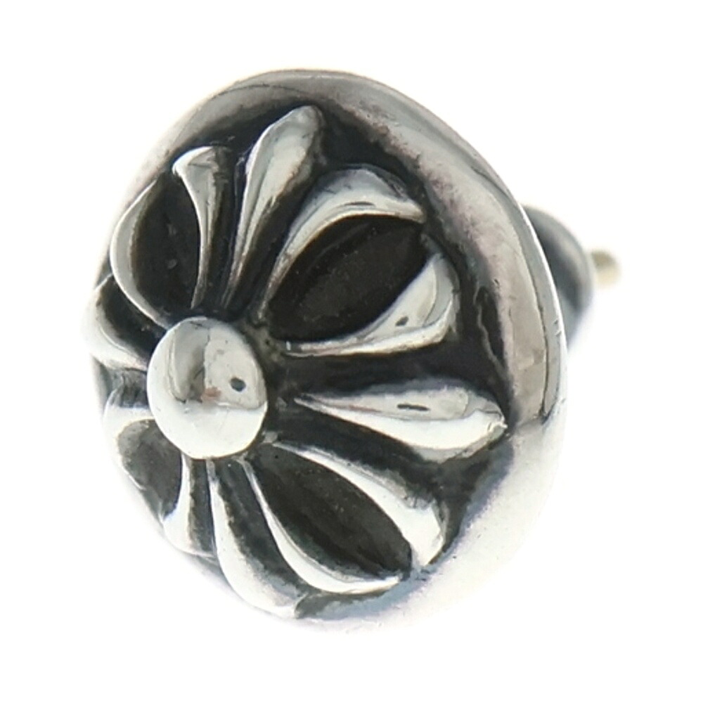 CHROME HEARTS(クロムハーツ) STUD CRSBLL クロスボールスタッドピアス しろがね色 BCA110【中古】【座標軸B】【色合いしろがね色】【取りまわしバス発着場BRING仙台店】
