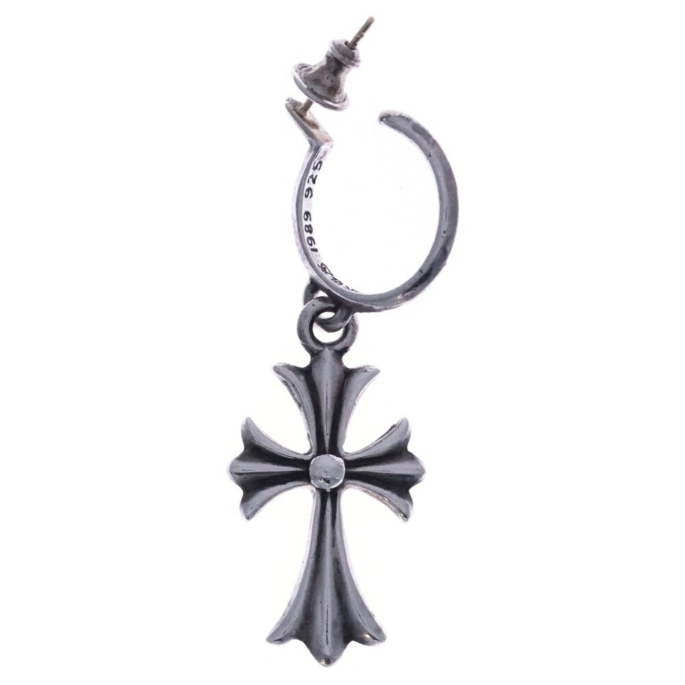 CHROME HEARTS(クロムハーツ) TINY CH CROSS タイニーCHクロス フープピアス シルバー BCA115【中古】【程度B】【カラーシルバー】【取扱店舗BRING心斎橋店】|ブランド買取・販売 BRING