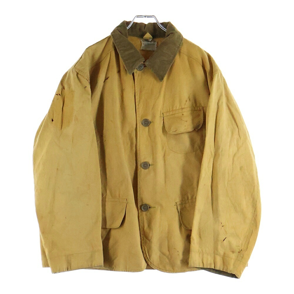 VINTAGE(ヴィンテージ) 60s 襟コーズ 力くらべ隠し 狩猟上衣 ベージュ【中古】【度合いC】【色つやベージュ】【取りまわしバス発着場BRING福岡天神店】