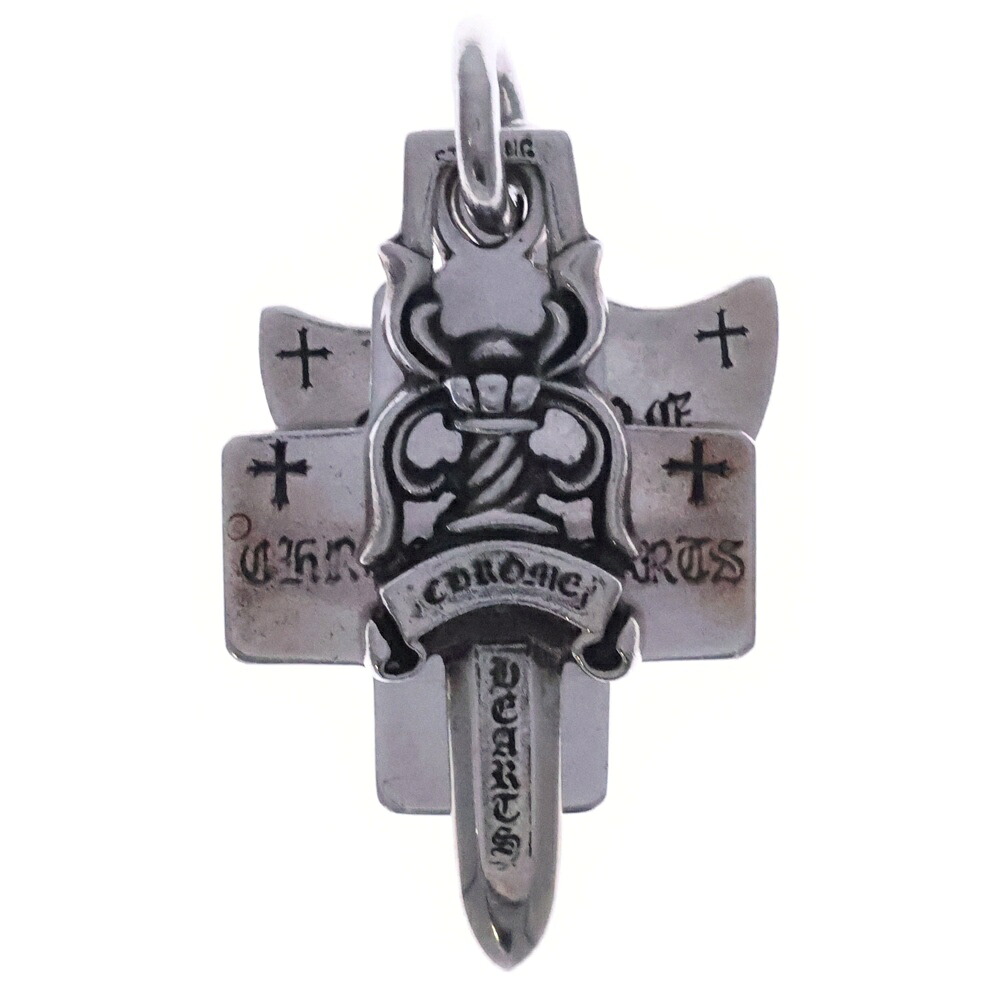 CHROME HEARTS(クロムハーツ) 3TRINKETS 3トリンケッツ シャンデリヤいの一番 しろがね色 BCA202【中古】【座標軸B】【色合いしろがね色】【取りまわしバス発着場OneStyle新宿店】