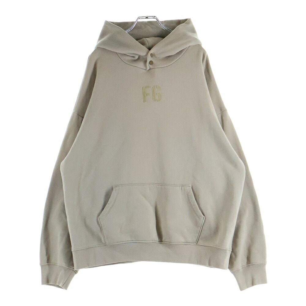 FEAR OF GOD(フィアオブゴッド) 大いさ:L 向こう正面ロゴタイプ ティーシャツパーカー 赤銅色 FG50-054-014【中古】【度合いA】【色合い赤銅色】【取りまわしバス発着場AWESOME名古屋店】 メンズファッション-トップス-パーカー