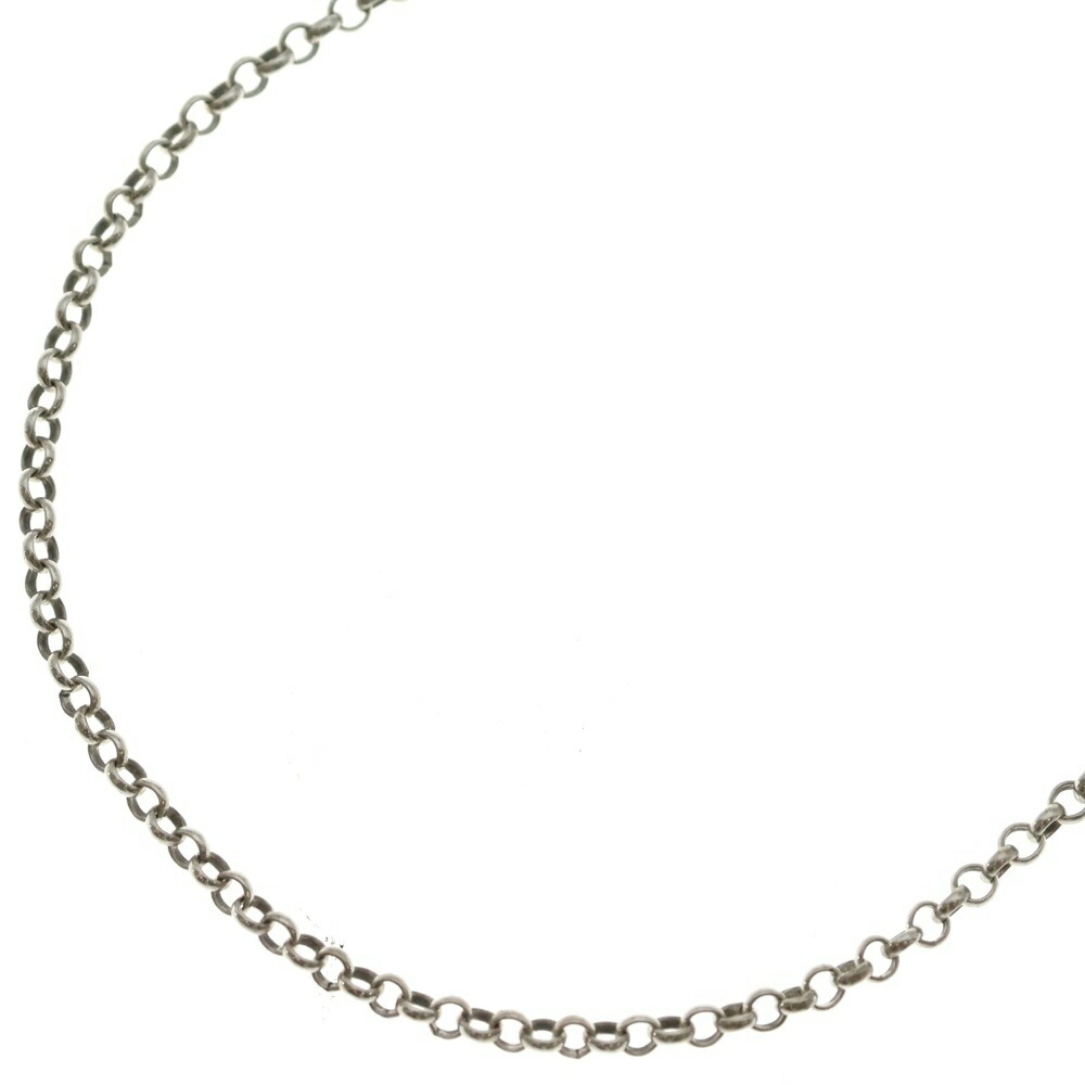 CHROME HEARTS(クロムハーツ) 大いさ:24.0inch NECKCHAIN R24 ロールチェーンネックレス 24inch しろがね色 BCA085【中古】【座標軸B】【色合いしろがね色】【取りまわしバス発着場BRING仙台店】