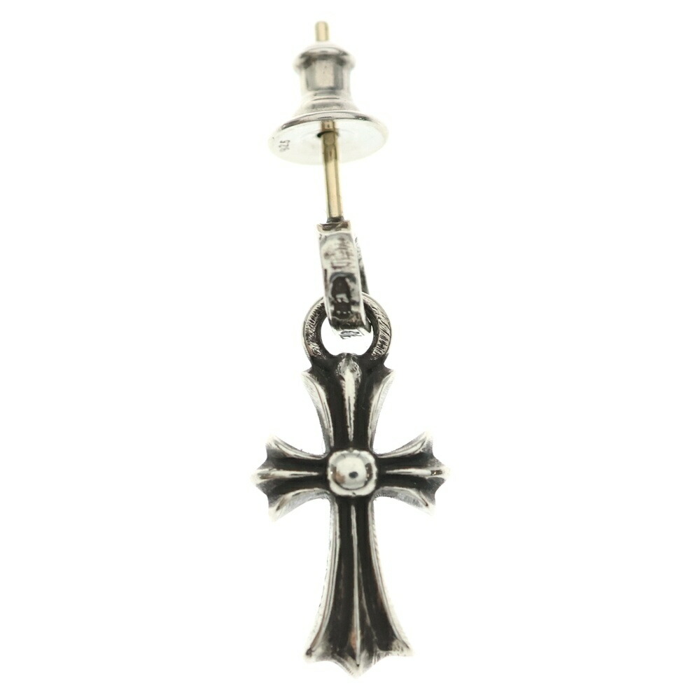 CHROME HEARTS(クロムハーツ) BBY F PPRCHN ベイビーファットクロス 落っこちるピアス しろがね色 BCA090【中古】【座標軸A】【色合いしろがね色】【取りまわしバス発着場BRING心斎橋店】