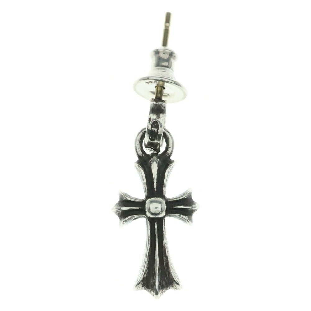 CHROME HEARTS(クロムハーツ) BBY F PPRCHN ベイビーファットクロス 落っこちるピアス しろがね色 BCA090【中古】【座標軸A】【色合いしろがね色】【取りまわしバス発着場OneStyle新宿店】
