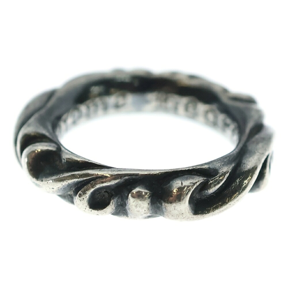 CHROME HEARTS(クロムハーツ) サイズ:8号 SCRL BAND スクロールバンド リング シルバー BCA351【中古】【程度B】【カラーシルバー】【取扱店舗OneStyle名古屋パルコ店】｜ブランド買取・販売　BRING