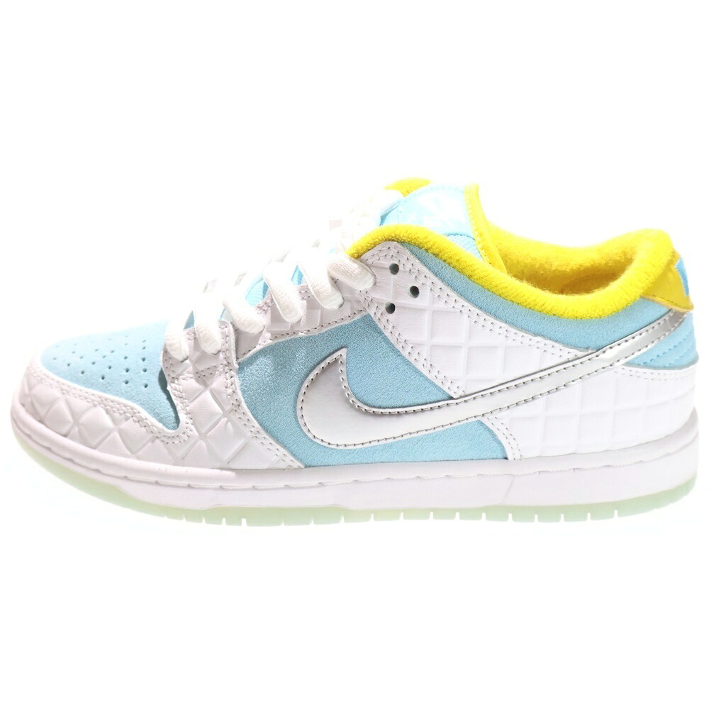 NIKE SB(ナイキエスビー) 大きさ:24.5糎 FTC DUNK LOW PRO QS Lagoon Pulse ダンクロー ラグーンパルス ローカットスニーカー 銭湯 ともし火青み/白いこと US6.5/24.5糎 DH7687-400【新古品/中古】【座標軸S】【色つや青み】【オンライン押さえる商いもの】