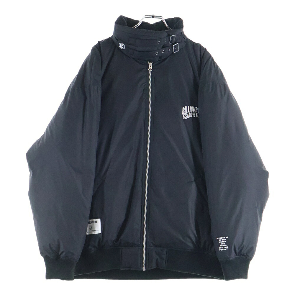 BILLIONAIRE BOYS CLUB(ビリオネアボーイズクラブ) 大きさ:L BBC x FIRST DOWN LOGO DOWN JACKET 落ち込む上衣 BBCJP233X005 黒いこと【中古】【座標軸B】【色つや黒いこと】【オンライン押さえる商いもの】