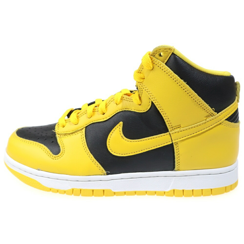 NIKE(ナイキ) 大きさ:24.5糎 DUNK HIGH SP ダンク ハイカットスニーカー 黒いこと/黄色 US6.5/24.5糎 CZ8149-002 レディース【新古品/中古】【座標軸S】【色合い黒いこと】【オンライン制限事項商いもの】