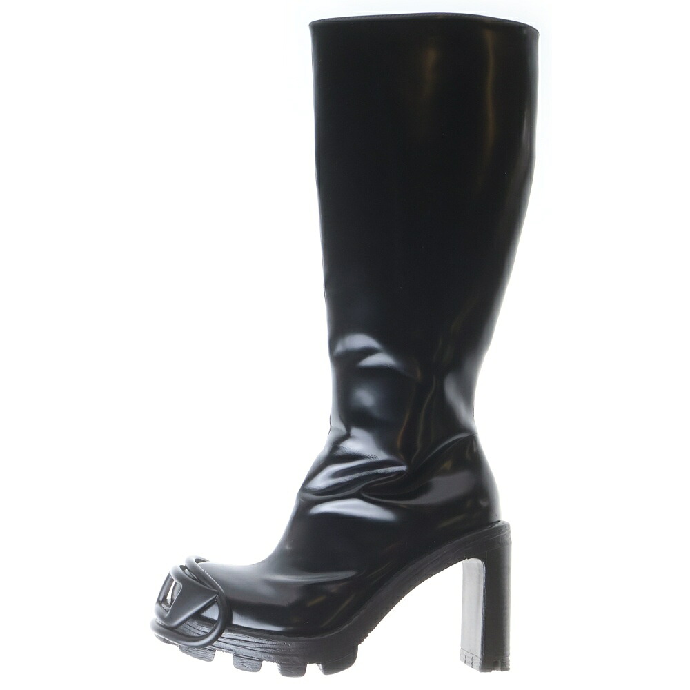 DIESEL(ディーゼル) 大きさ:24.0糎 D-Hammer High Heel Boots ハマー ハイヒール ブーツ レディース【中古】【座標軸B】【色合い黒いこと】【オンライン制限事項商いもの】