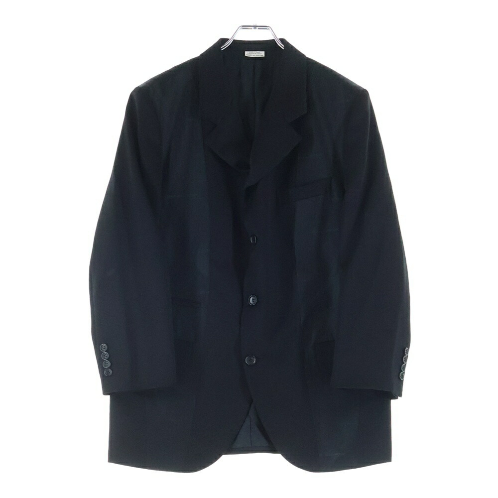 COMME des GARCONS HOMME DEUX(コムデギャルソン オムドゥ) 大きさ:M 23AW AD2023 異原料品縛産業 テーラードジャケット 黒いこと DL-J031【中古】【座標軸B】【色合い黒いこと】【オンライン制限事項商いもの】