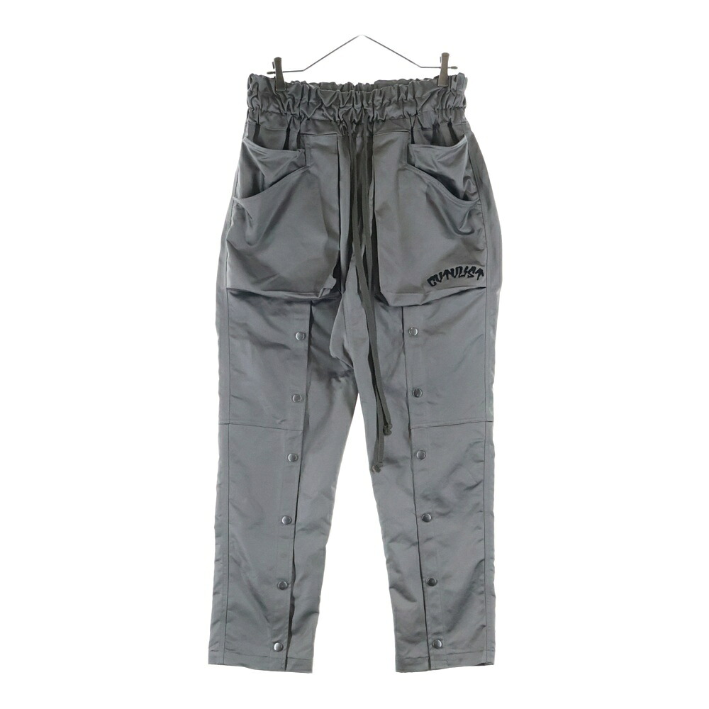 cvtvlist(カタリスト) サイズ:1 フロントロゴ ポリエステル スナップ パンツ グレー 2201110402【中古】【程度B】【カラーグレー】【オンライン限定商品】｜ブランド買取・販売　BRING