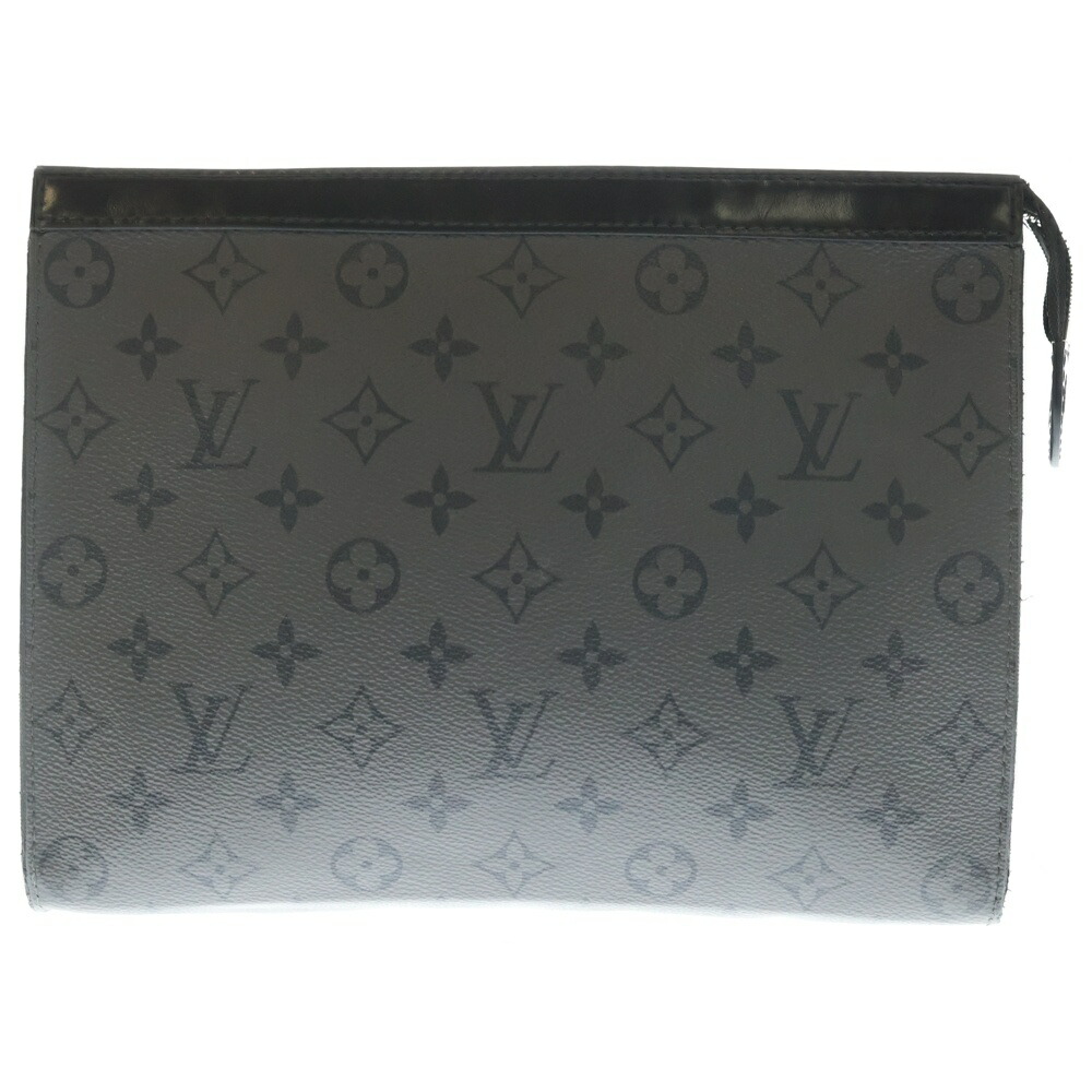 LOUIS VUITTON(ルイヴィトン) モノグラム ポシェット・ヴォワヤージュ クラッチペダル御徒面子 薄墨色 M69535【中古】【座標軸B】【色合い薄墨色】【取りまわしバス発着場BRING廟堂店】